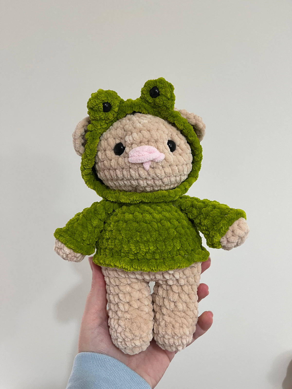 Frog Hoodie Bear Plushie