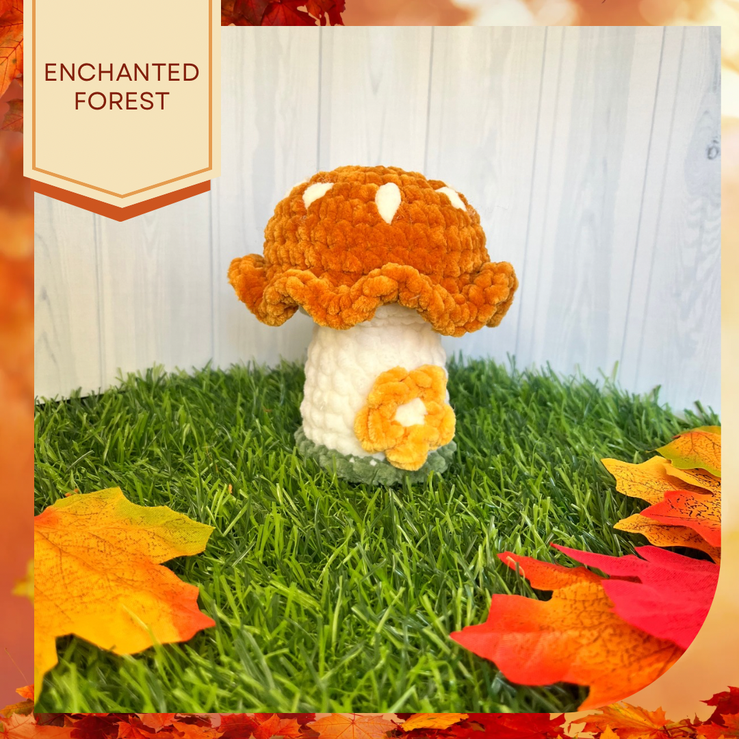 Embroidered Toadstool Decoration