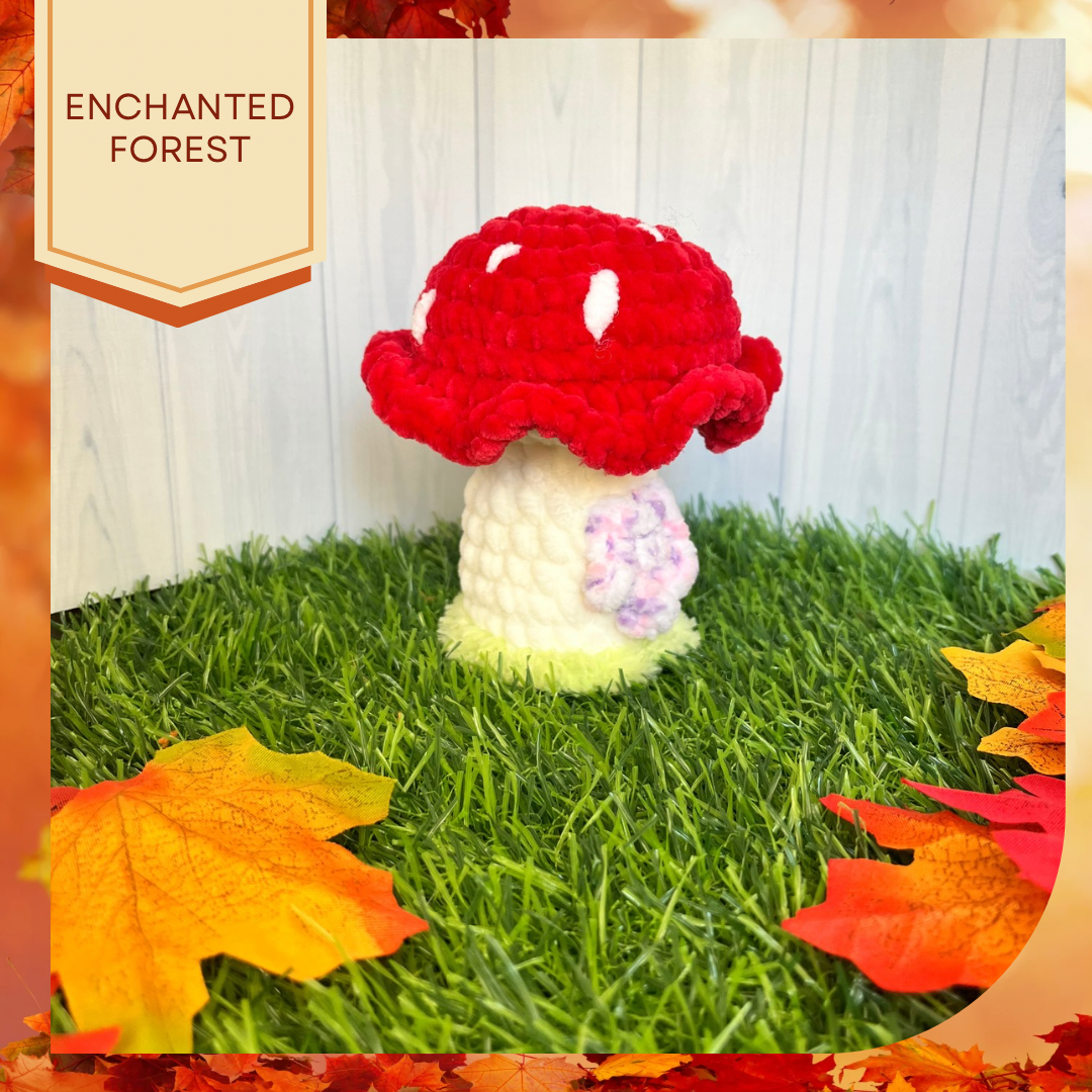 Embroidered Toadstool Decoration