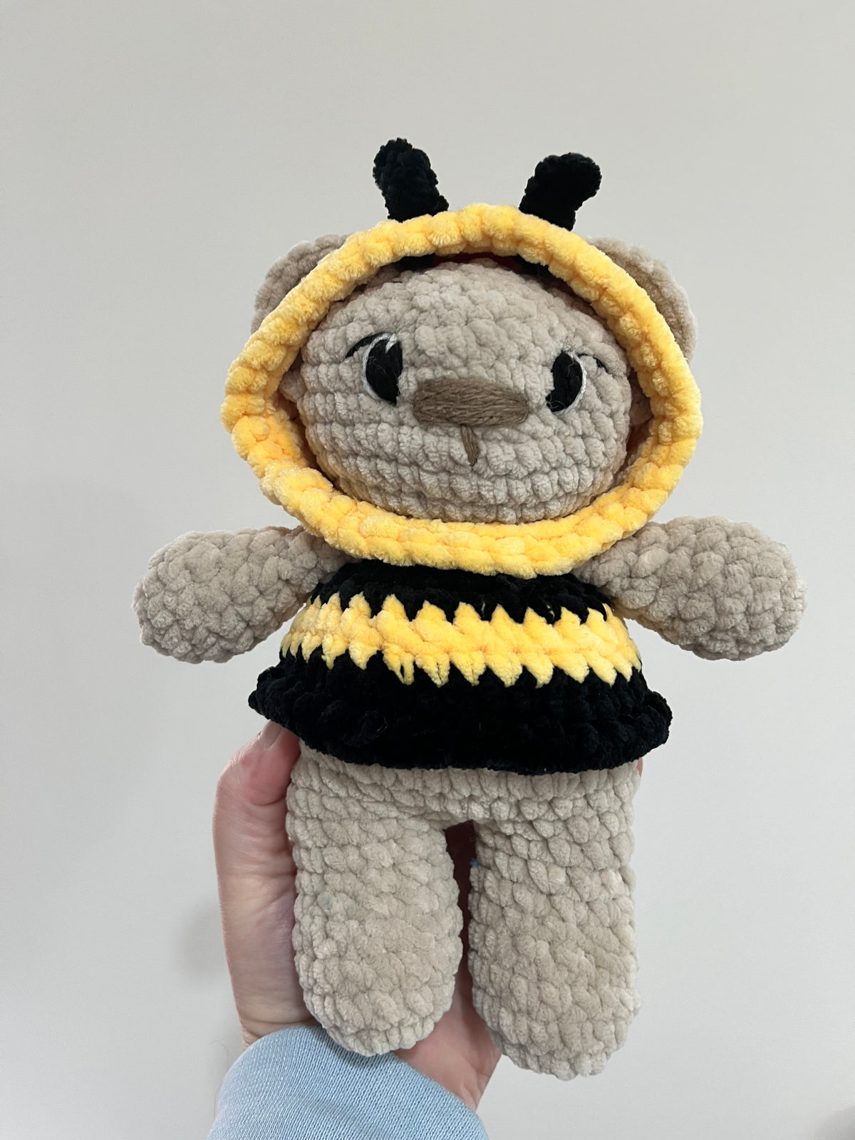Bee Hoodie Bear Plushie